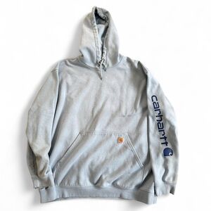 Carhartt Sky Blue Hooded Sweatshirt